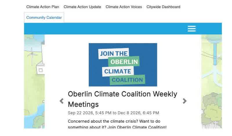 Calendar embedded in a partner website